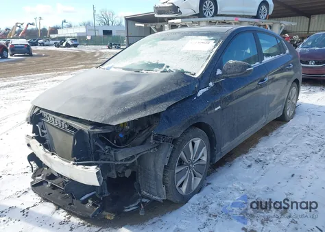 2017 Hyundai Ioniq Limited z USA, uszkodzony, nr VIN KMHC85LC3HU020705